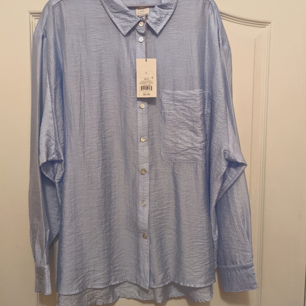 Baby Blue Blouse